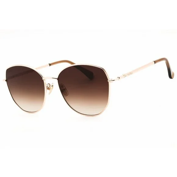 MAX MARA MM0114-32F-58Sunglasses Size 58mm 135mm 17mm GOLD